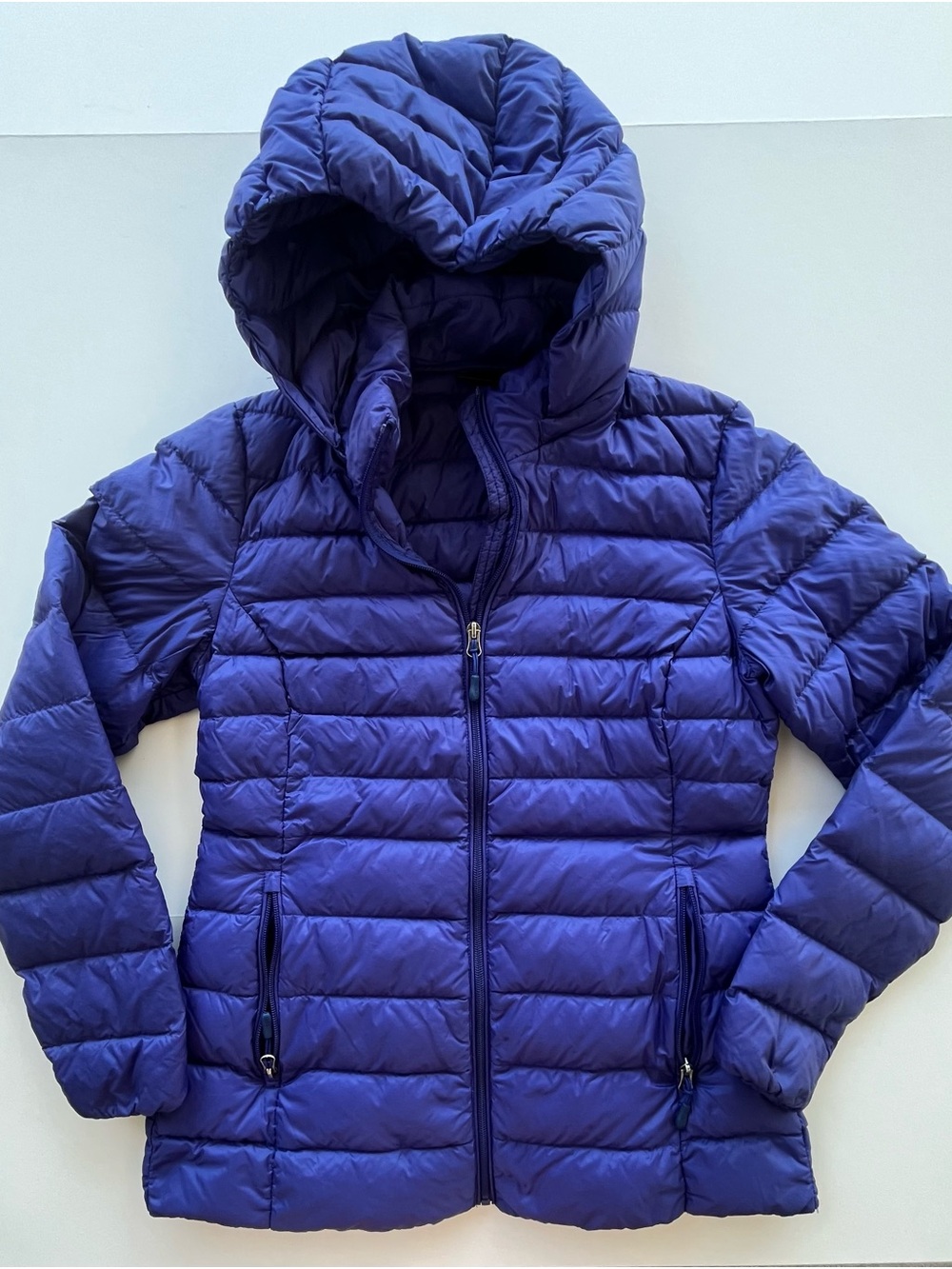 32 Degrees Women's Hooded DOWN Puffer Jacket - Deep Blue